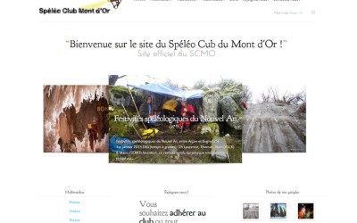 Site internet/Blog – Spéléo Club Mont d’Or